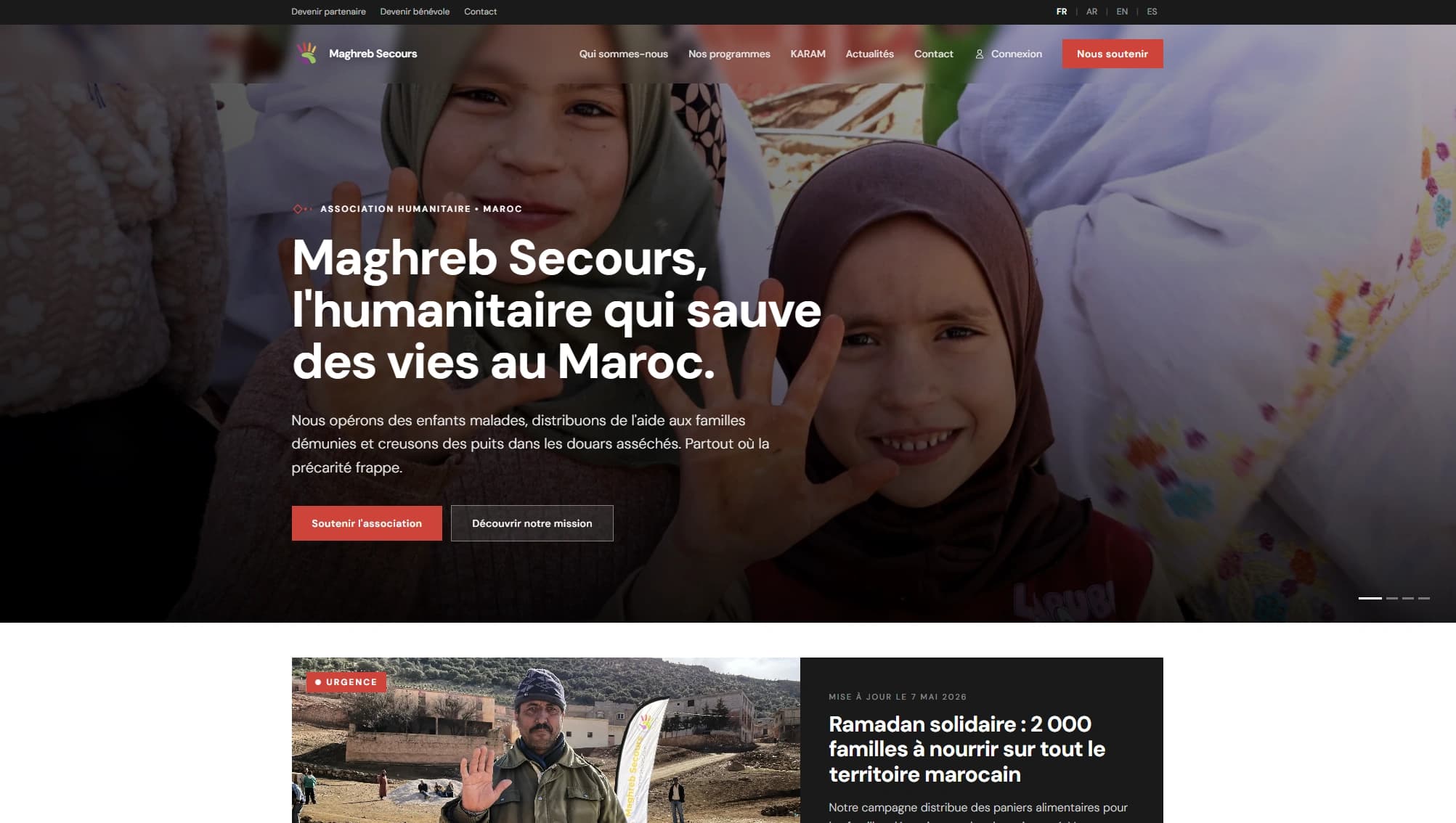 Maghreb Secours, aperçu 1